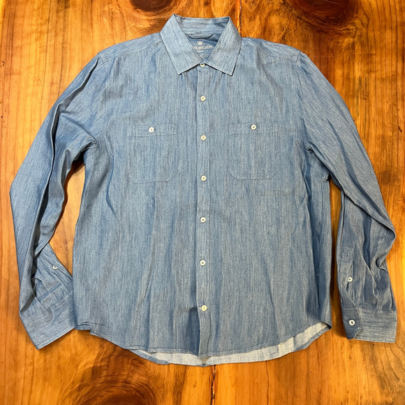 Mack Weldon | Shirts | Mack Weldon Mens Shirt Large Chambray
